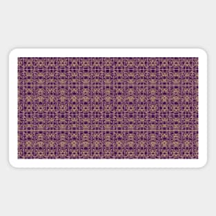 Purple Trendy Pattern V11 Magnet